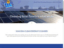 Tablet Screenshot of lasolarcleaners.com